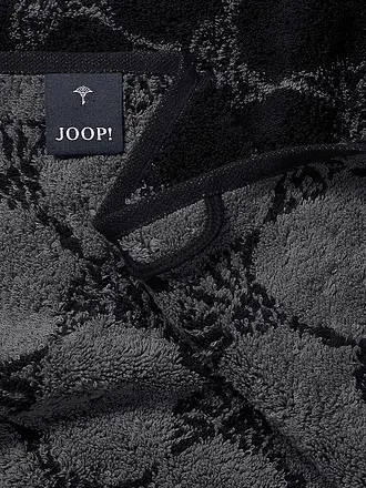 JOOP | Serviette "Cornflower" 80x150cm (argent) | schwarz